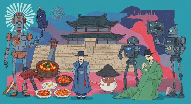로봇이 만든 김치의 맛에 반한 셰프가 새로운 요리 혁명을 일으킨 이야기